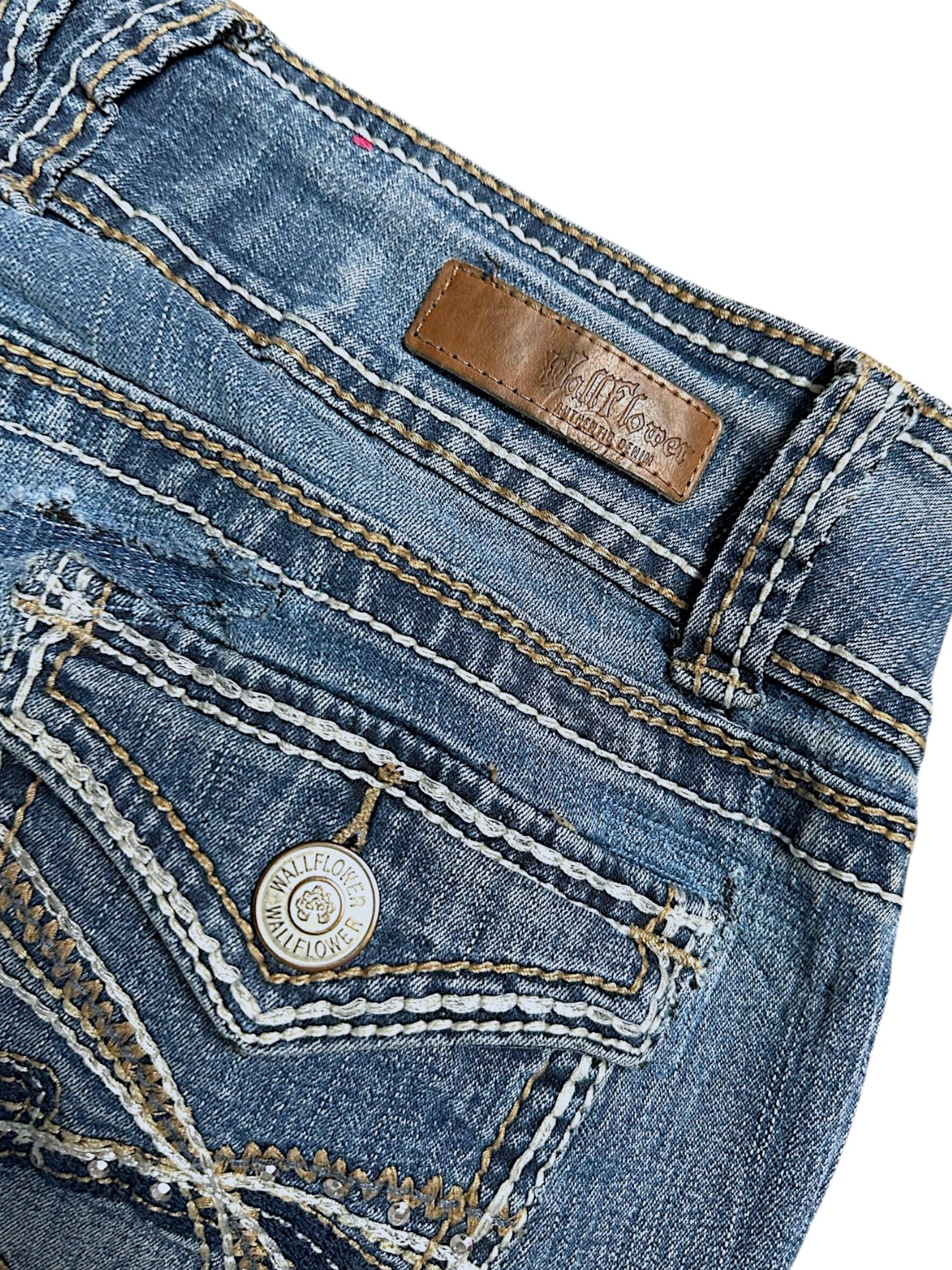 Vintage Wallfolwer Y2K Low Waist Bootcut / Flared Damenjeans (XS)