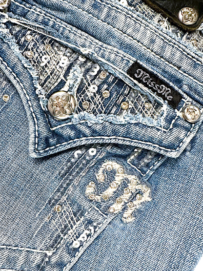 Vintage Miss Me Y2K Bootcut / Flared Damenjeans (M)