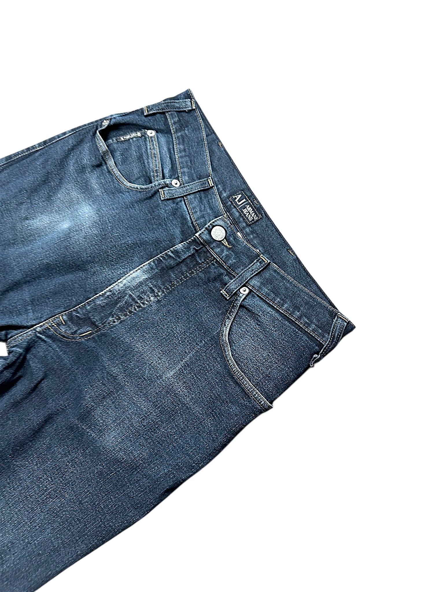 Vintage Armani Straight Leg Jeans (M)
