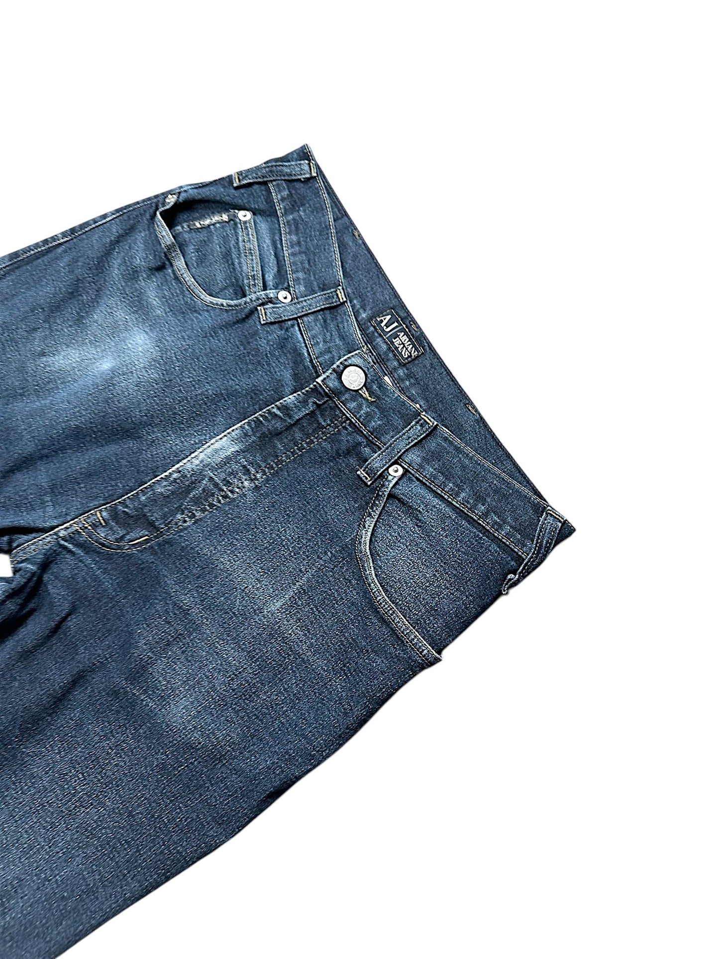 Vintage Armani Straight Leg Jeans (M)