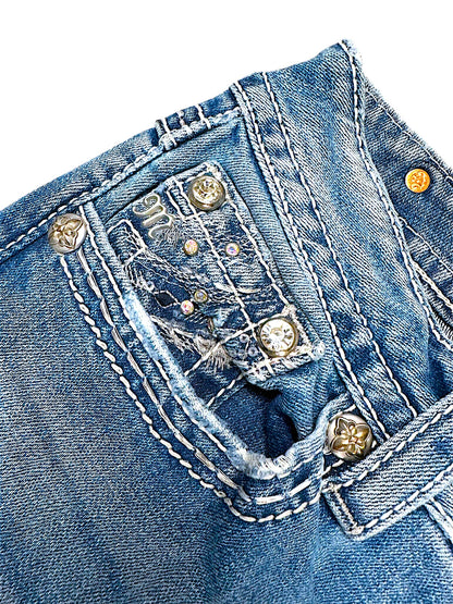 Vintage Miss Me Y2K Mid Rise Bootcut / Flared Damenjeans (L)