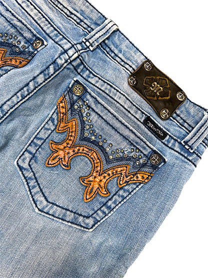 Vintage Miss Me Y2K Bootcut / Flared Damenjeans (L)