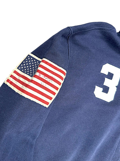 Vintage Ralph Lauren Y2K „Big Pony“ Zip-Pullover (L)