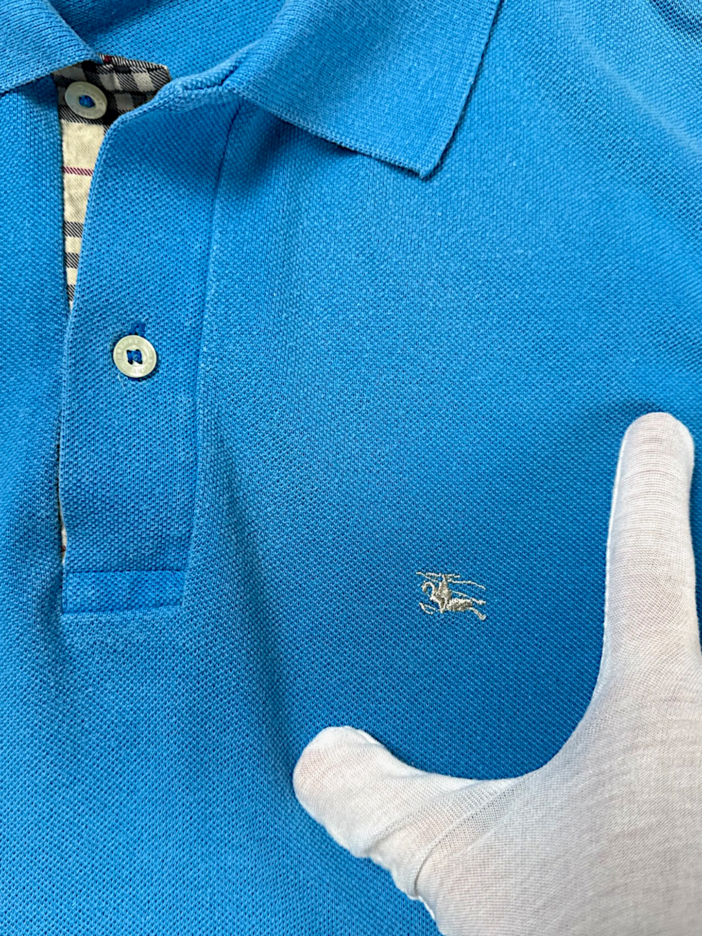 Vintage Burberry Y2K Polo (L)