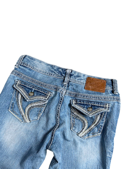 Vintage Ariya Y2K Low Waist Bootcut  Damenjeans (M)