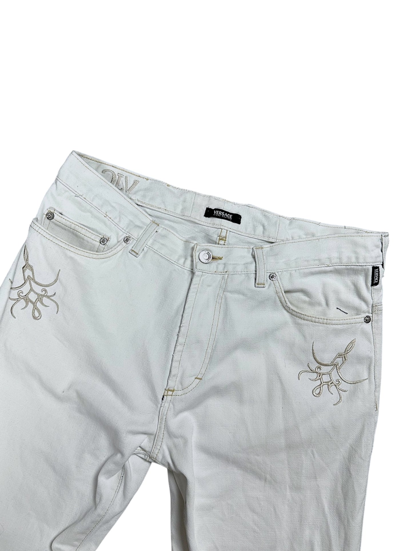 Vintage Versace y2k Straight Leg Jeans (S)