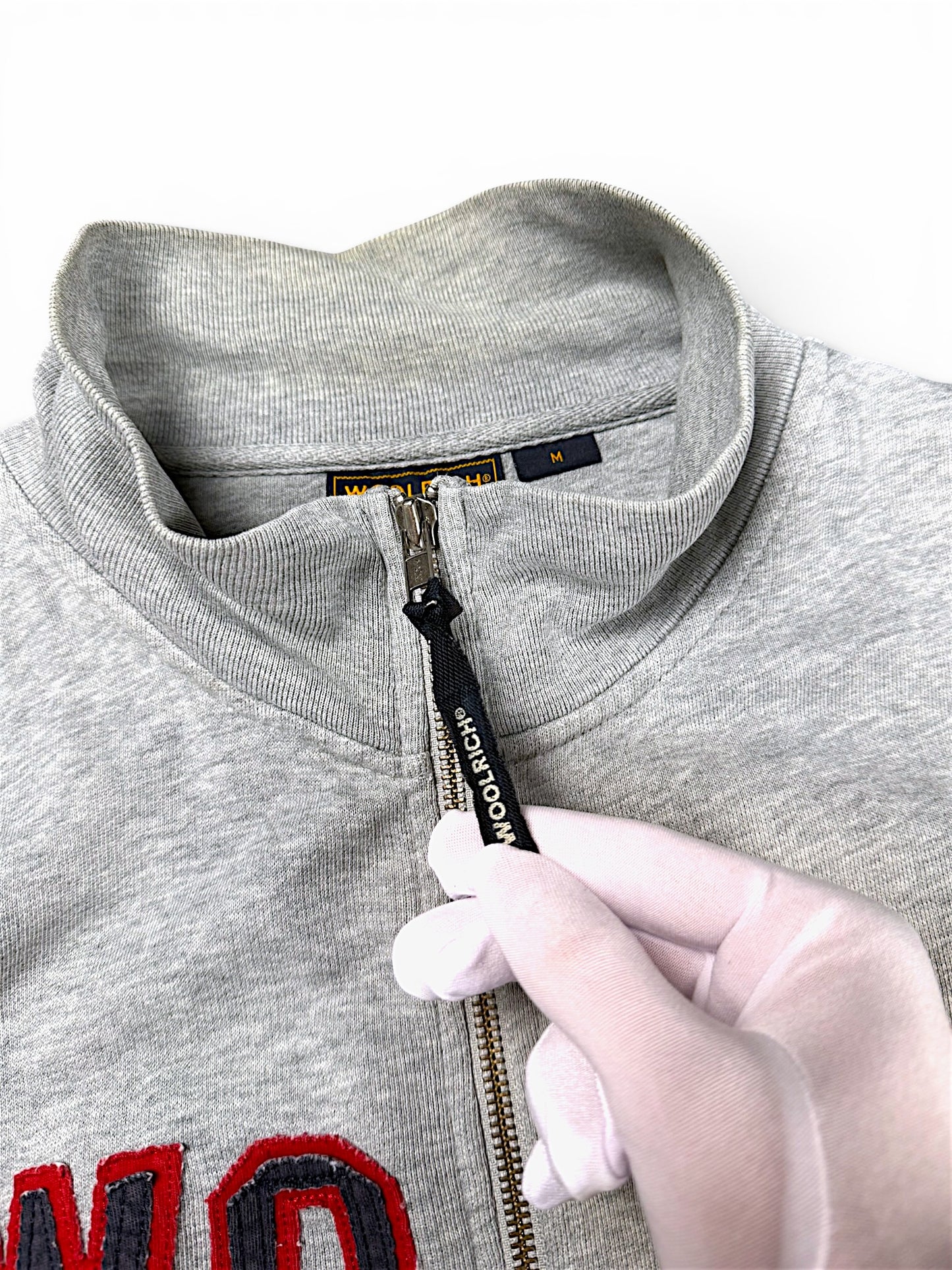 Vintage Woolrich Y2K Zip-Pullover (M)