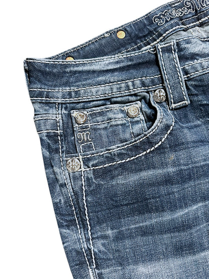 Vintage Miss Me Y2K Low Waist Bootcut / Flared Damenjeans (M)