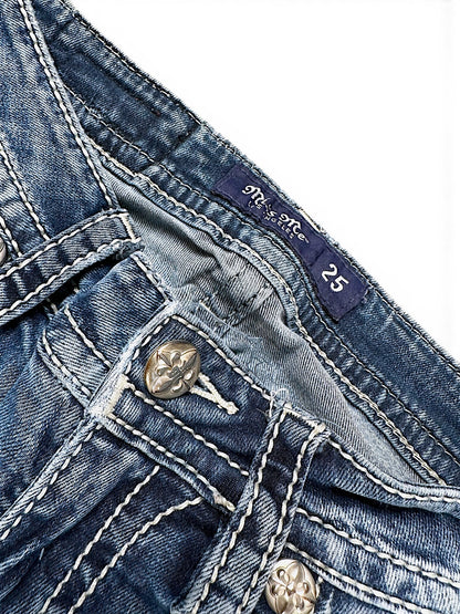 Vintage Miss Me Y2K Bootcut Damenjeans (M)
