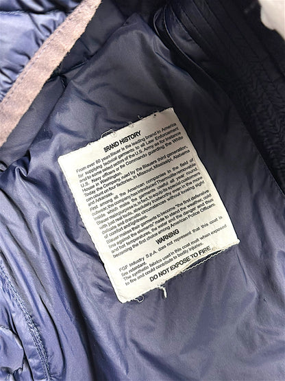 Vintage Y2K Blauer Daunenjacke (M)