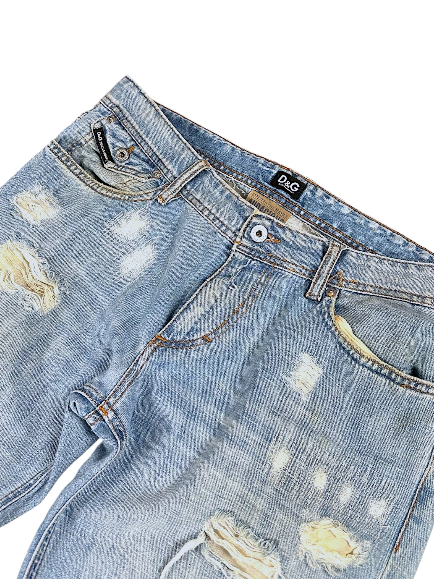 Vintage Dolce & Gabbana Y2K Straight Leg Jeans (XL)