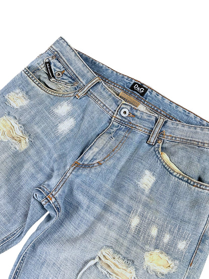 Vintage Dolce & Gabbana Y2K Straight Leg Jeans (XL)