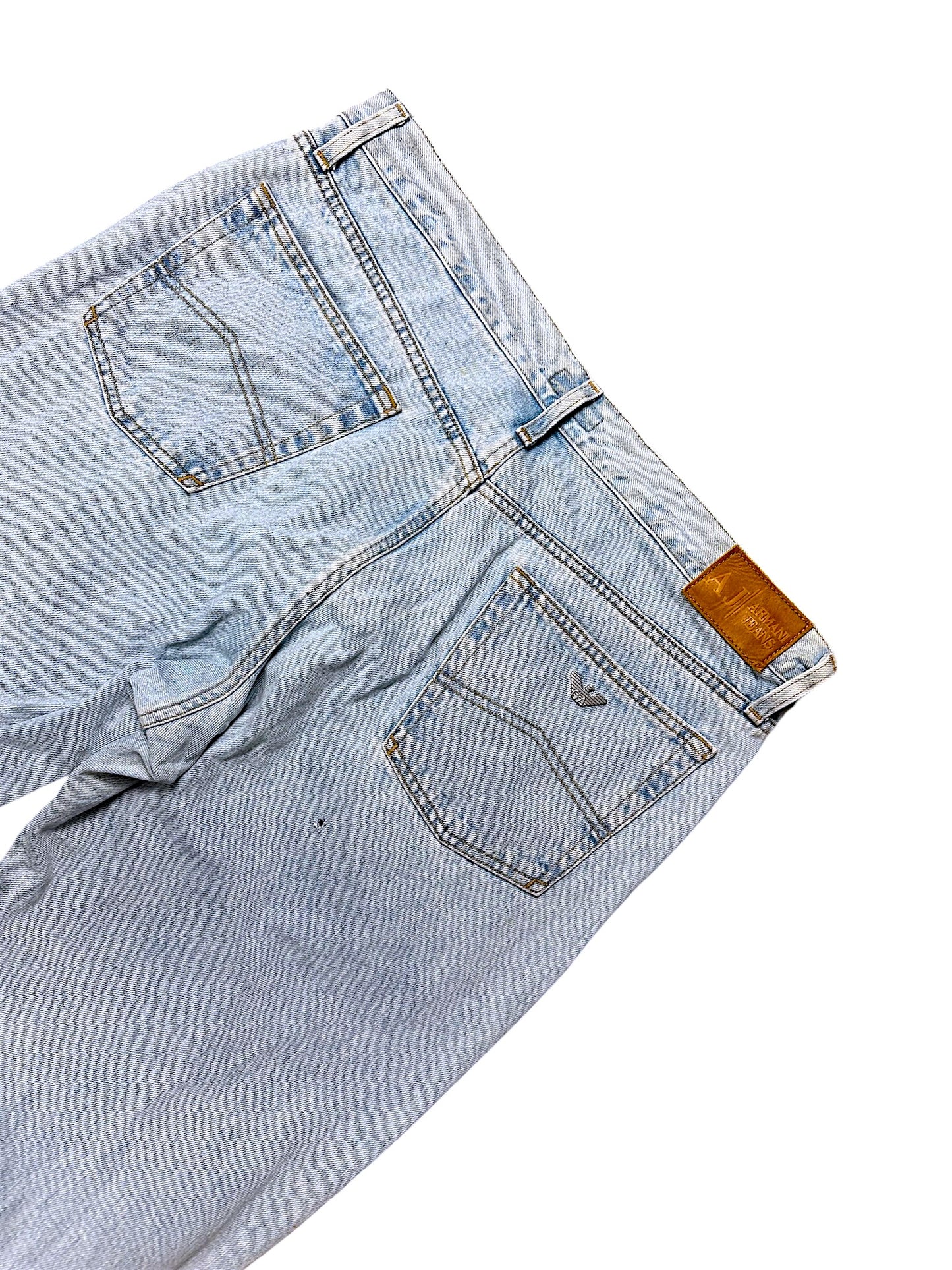 Vintage Armani Straight Leg Jeans (XL)