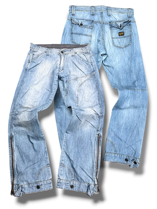 Vintage G-Star Y2K Flared Jeans (M)