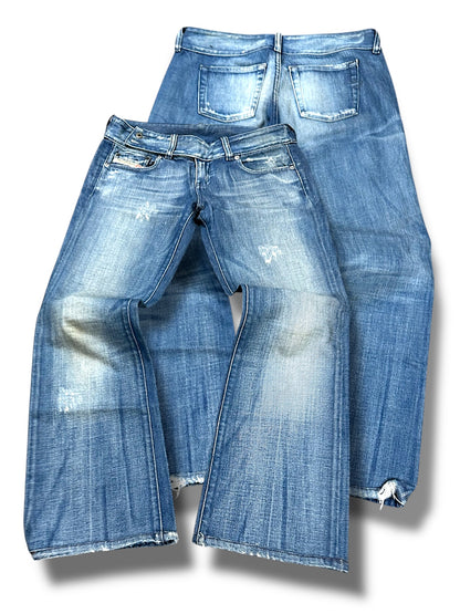 Vintage Diesel Y2K Low Waist Bootcut / Flared Damenjeans (S)