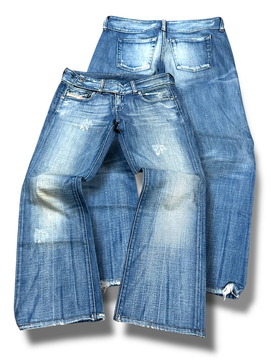 Vintage Diesel Y2K Low Waist Bootcut / Flared Damenjeans (S)