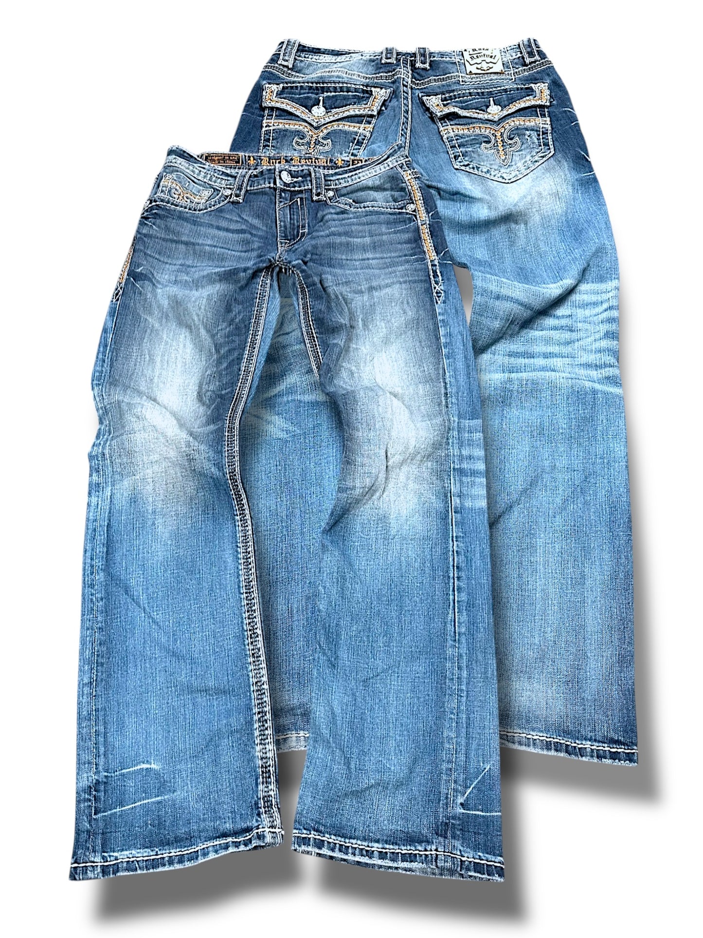 Vintage Rock Revival y2k Jeans (L)