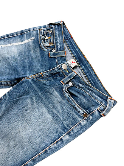 Vintage True Religion Y2K Bootcut / Flared Damenjeans (S)