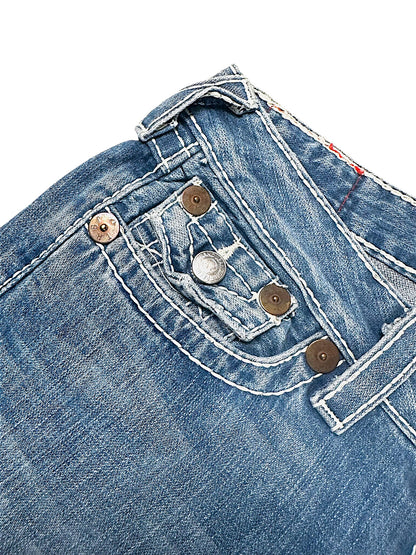 Vintage True Religion Y2K Bootcut/Flared Damenjeans (S)