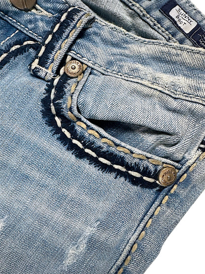 Vintage Miss Me Y2K Low Waist Bootcut / Flared Damenjeans (M)