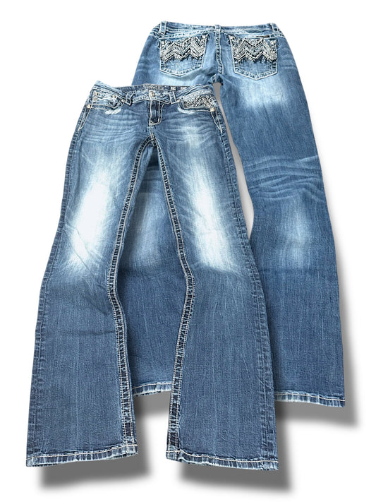 Vintage Misse Me y2k Bootcut Damenjeans (L)