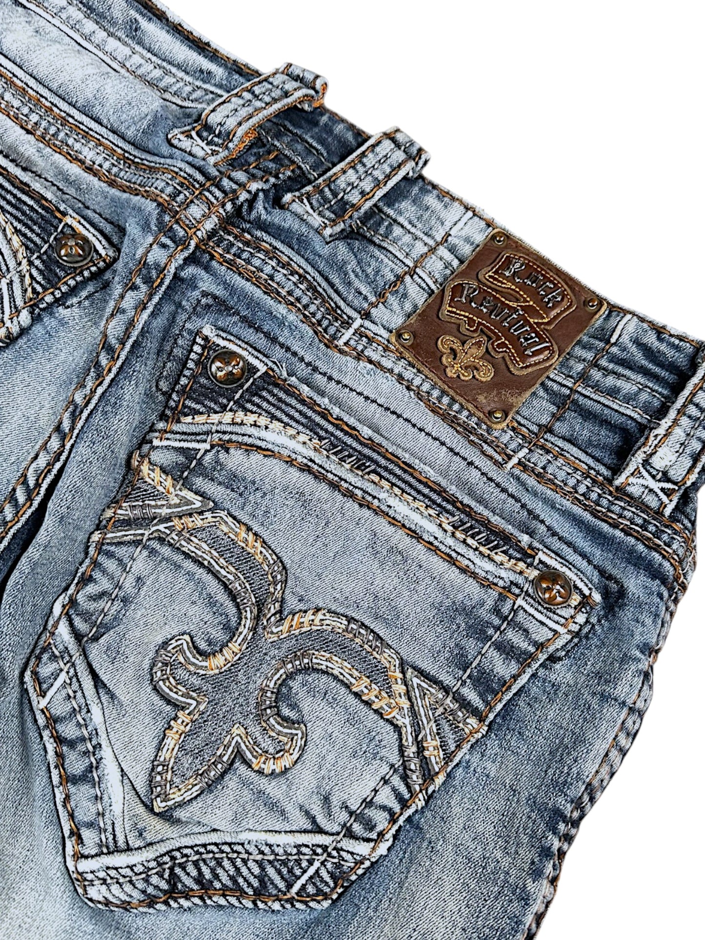 Vintage Rock Revival Baggy Jeans (M)