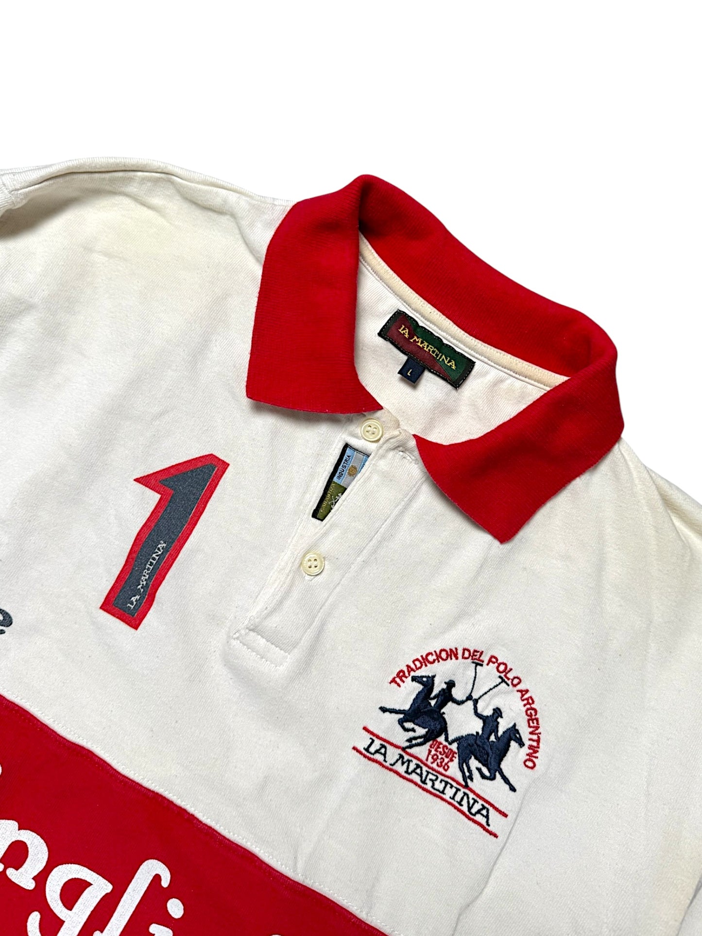 Vintage La Martina Y2K Langarm Polo (L)