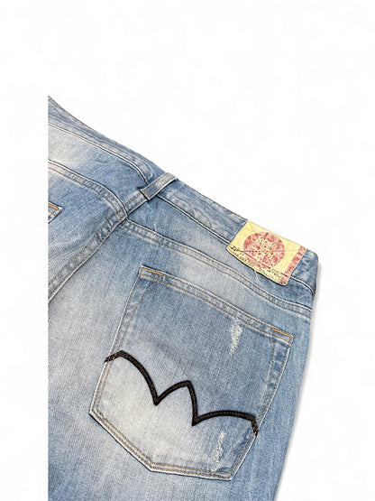 Vintage Japan Rags straight leg Jeans (L)