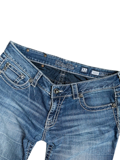 Vintage Miss Me y2k low waist Damenjeans (L)