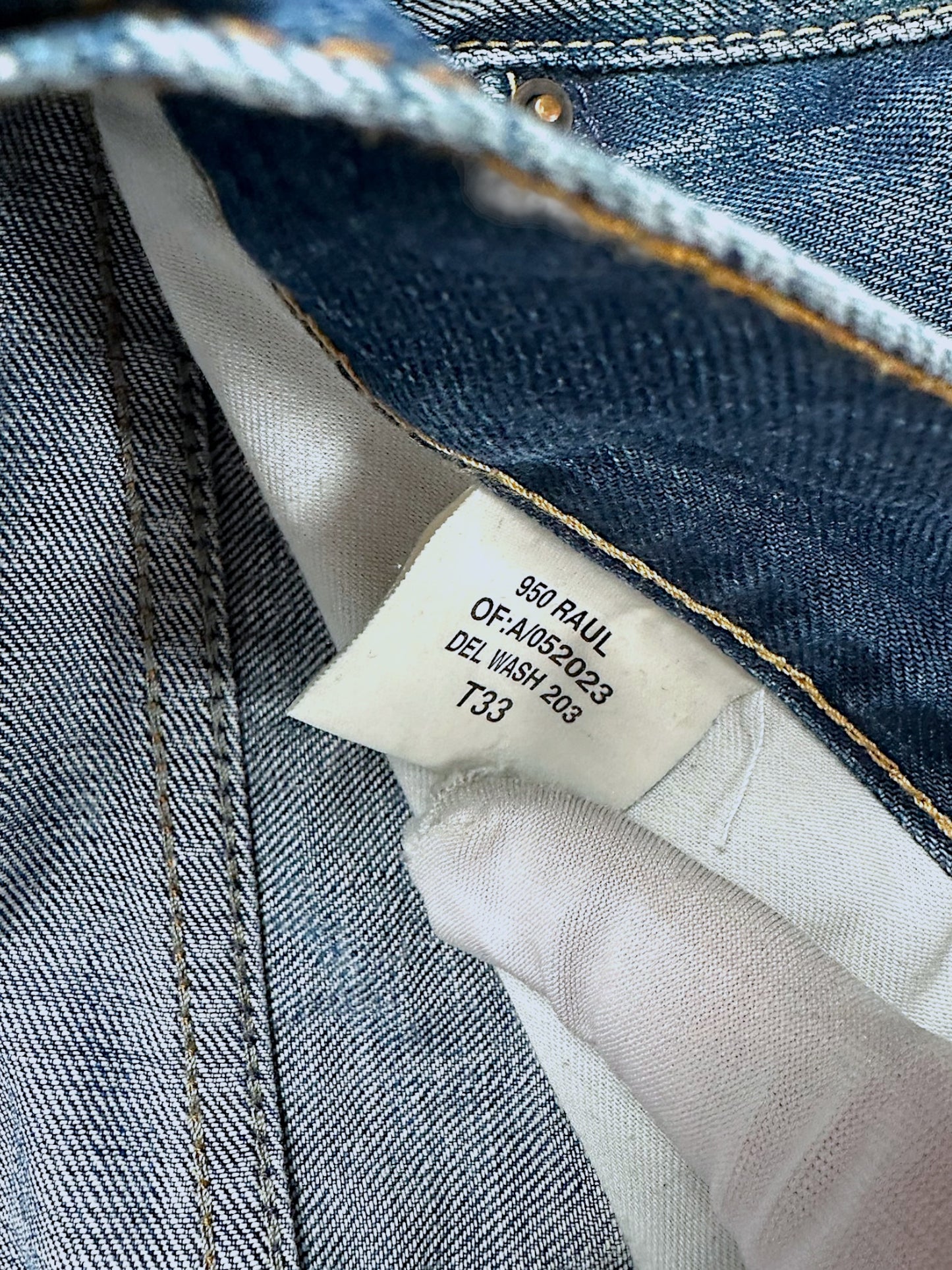 Vintage Japan Rags y2k baggy Jeans (S)