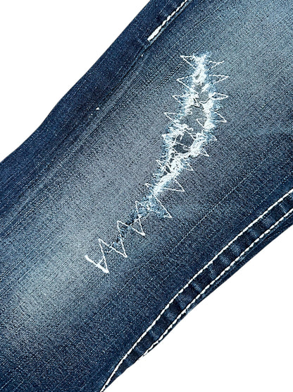 Vintage True Religion Y2K Low Waist Bootcut / Flared Damenjeans ( )