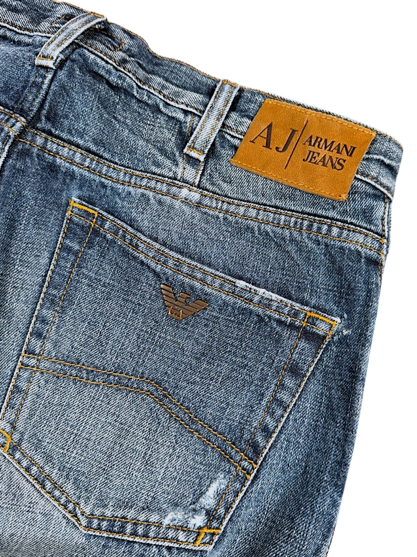 Vintage Armani Y2K Straight Leg Jeans (S)