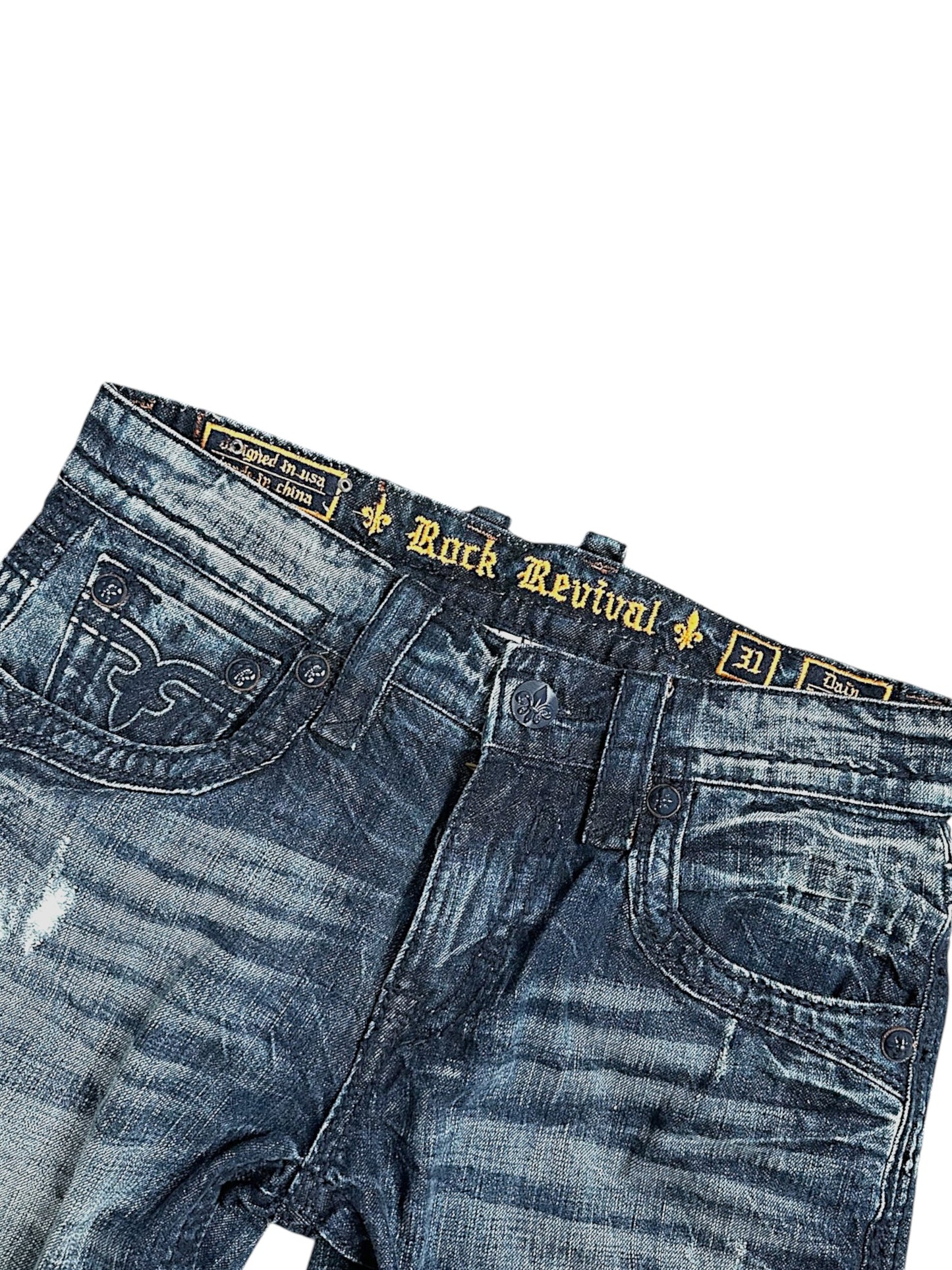 Vintage Rock Revival y2k Jeans (M)