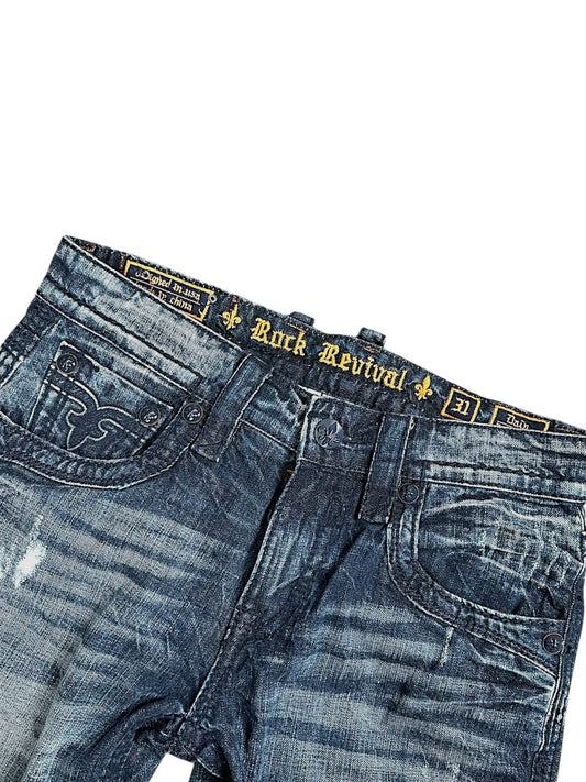 Vintage Rock Revival y2k Jeans (M)