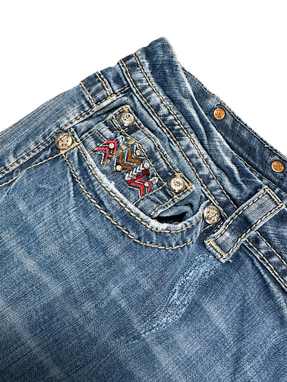 Vintage Miss Me Y2K Flared Damenjeans (L)