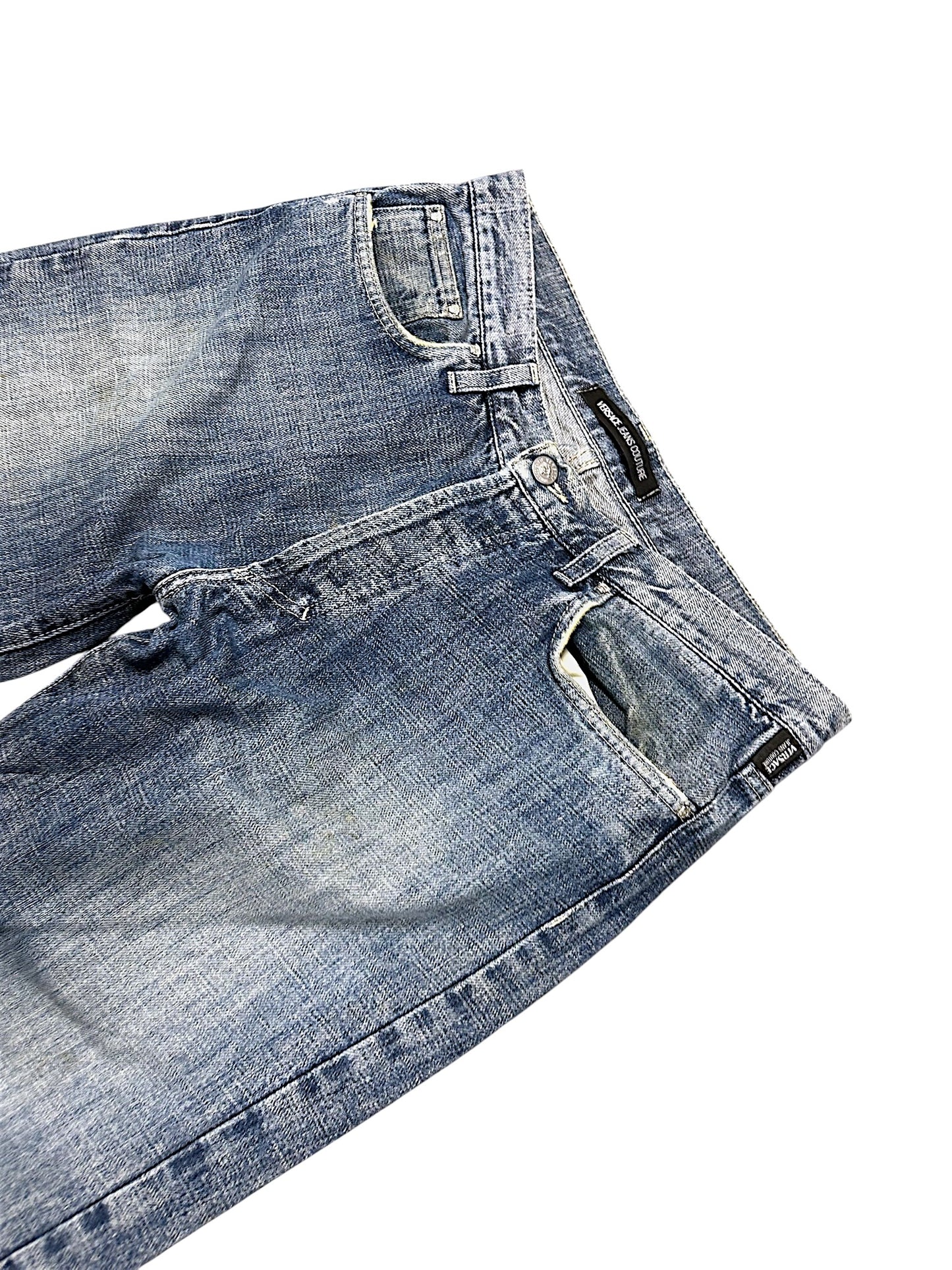 Vintage Versace Y2K Straight Leg Jeans (M)