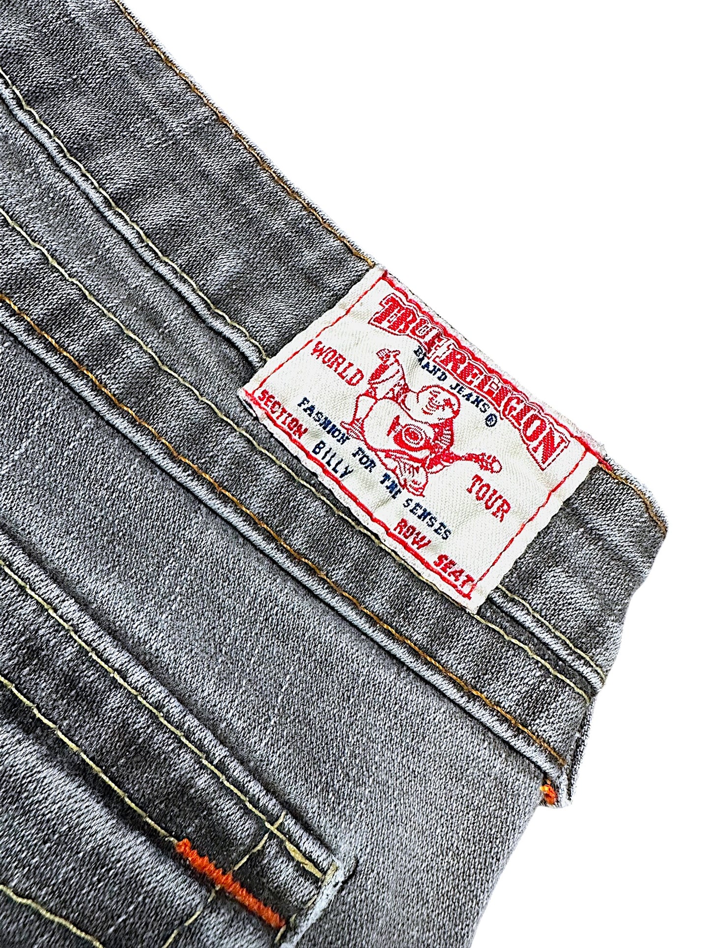 Vintage True Religion Y2K Low Waist Bootcut Damenjeans (XL)