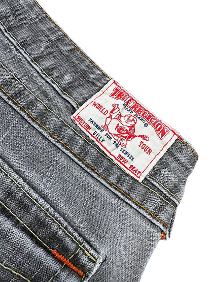 Vintage True Religion Y2K Low Waist Bootcut Damenjeans (XL)