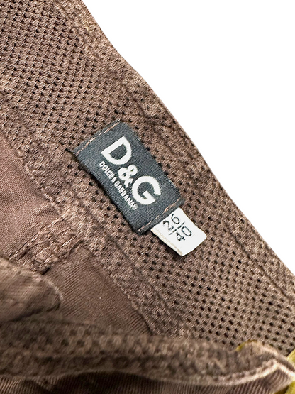 Vintage Dolce & Gabbana Y2K Flared Cargo Damen (L)