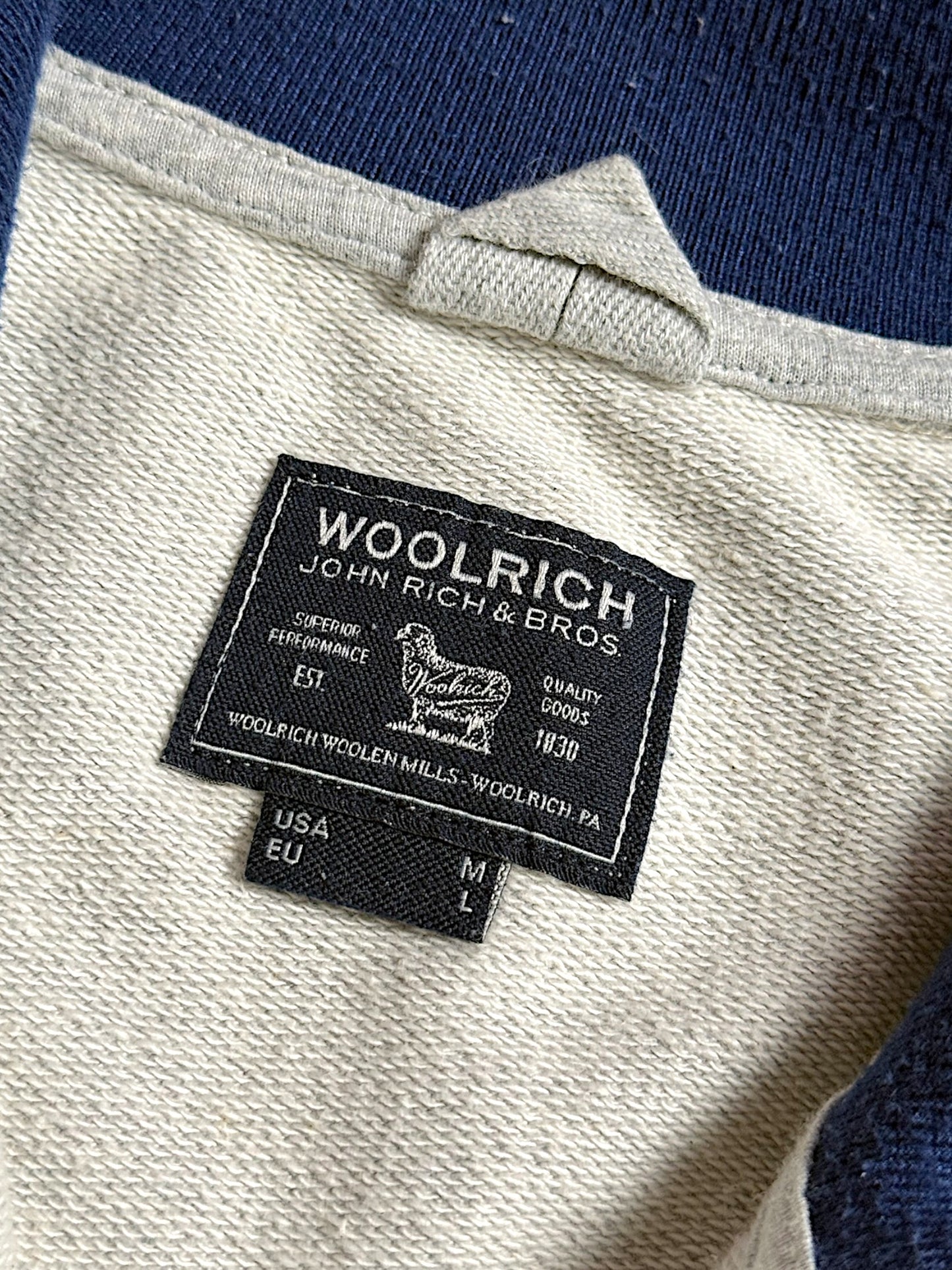 Vintage Woolrich Zip-Pullover (M)