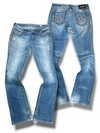 Vintage Miss Me Y2K Bootcut / Flared Damenjeans (XL)