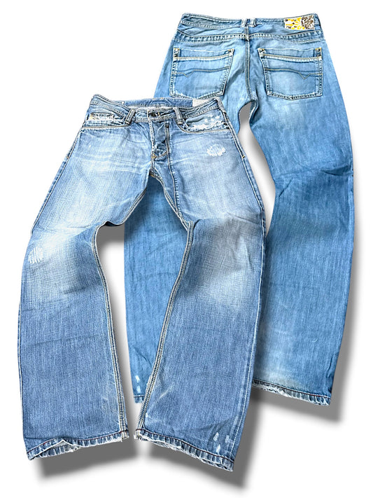 Vintage Diesel Y2K Straight Leg Jeans (M)