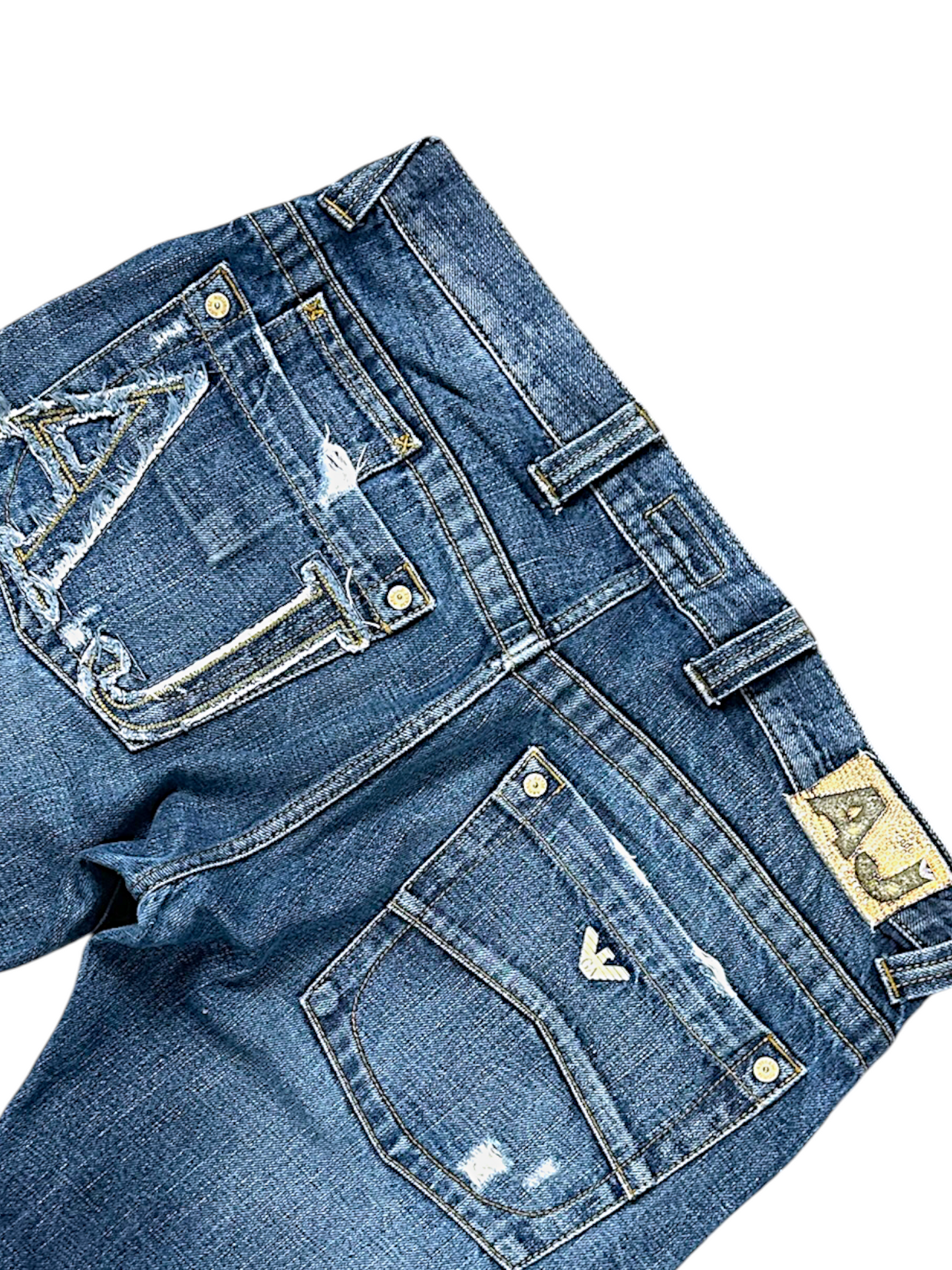 Vintage Armani Y2K Straight Leg Jeans (S)