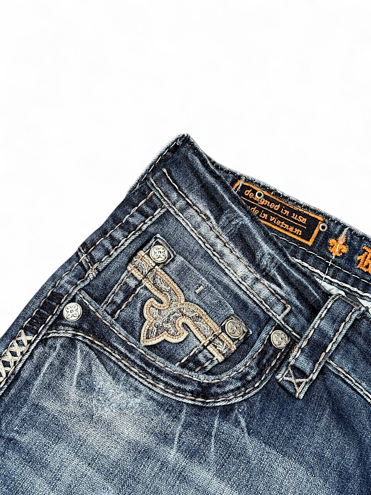 Vintage Rock Revival y2k Jeans (L)