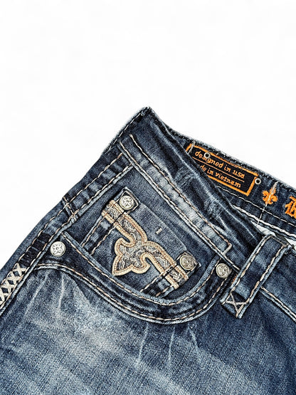 Vintage Rock Revival y2k Jeans (L)