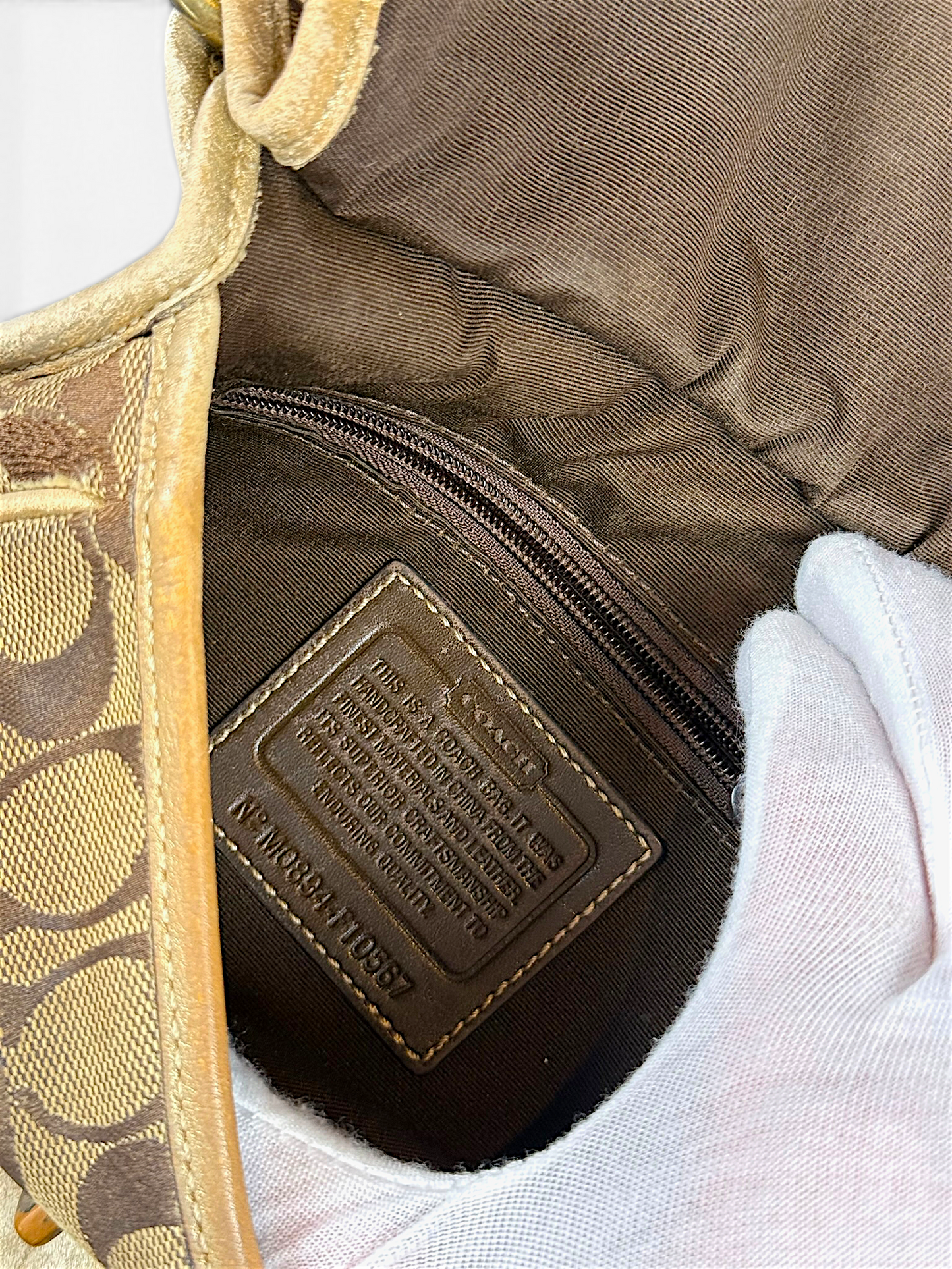 Vintage Coach Y2K Damentasche