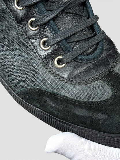 Vintage Gucci Canvas Low-Top Schuhe (42)