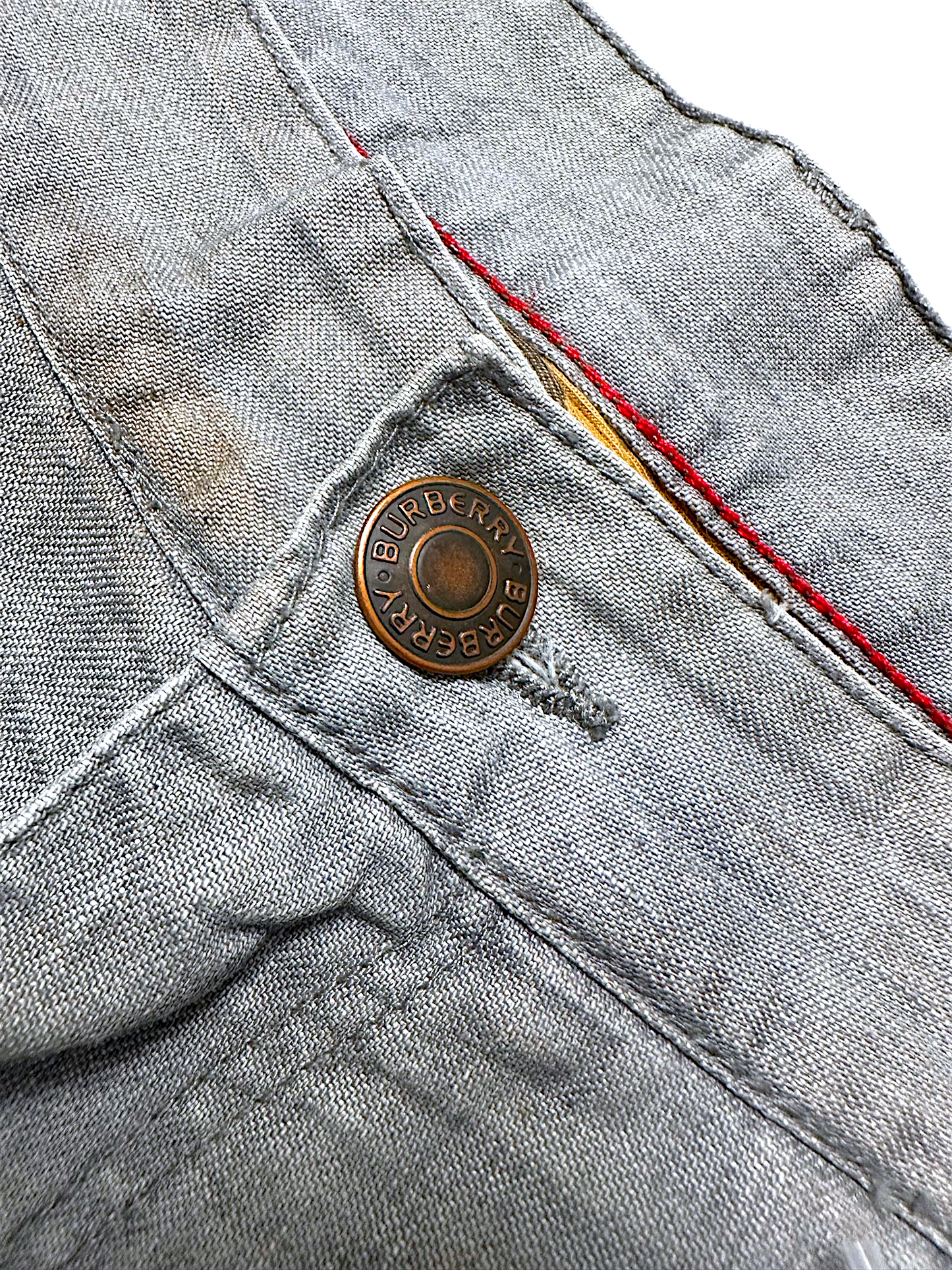 Vintage Burberry Y2K Straight Leg Jeans (XL)