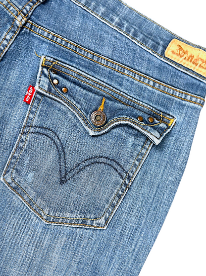 Vintage Levi’s Flared Damenjeans „515 BOOT CUT“ (L)
