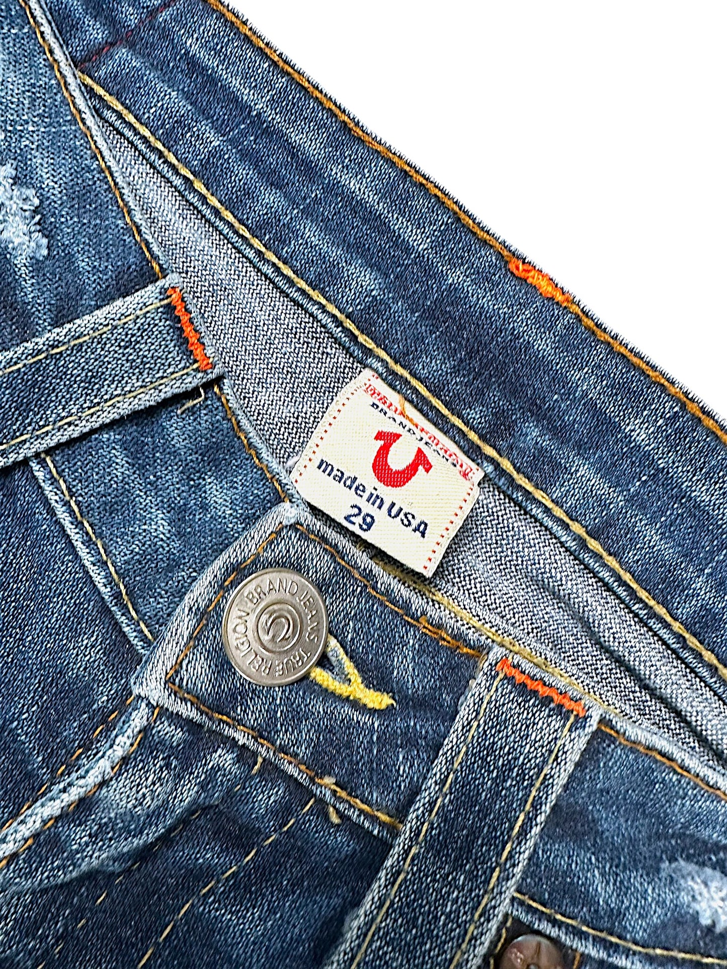 Vintage True Religion Y2K Bootcut / Flared Damenjeans (S)